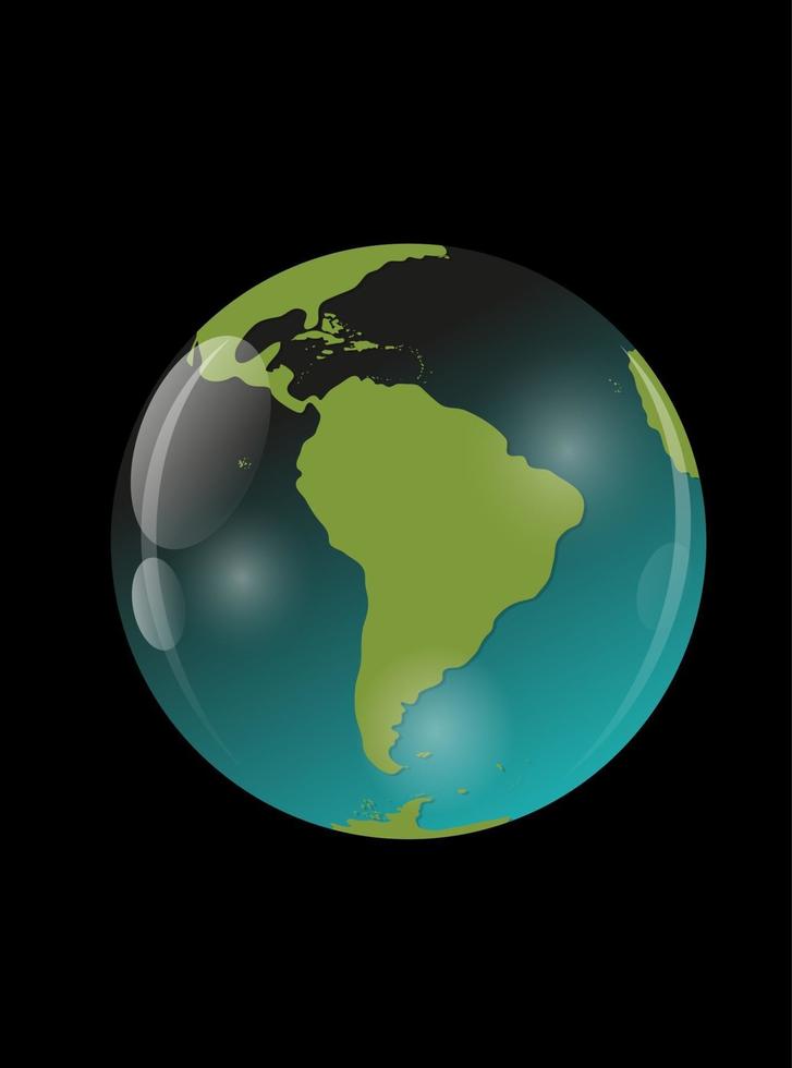 illustration vectorielle de globe icône vecteur