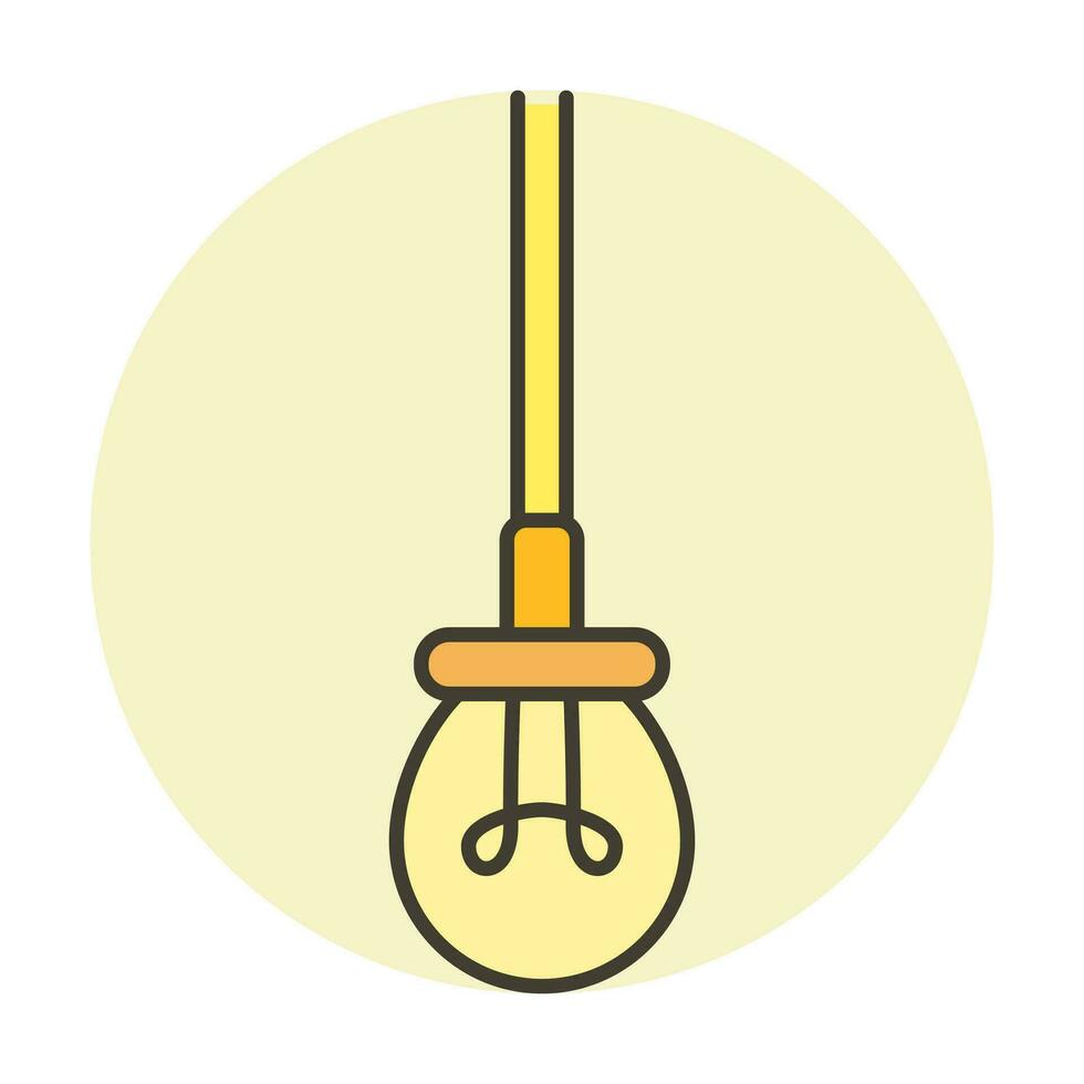 lampe ampoule. électricité ampoule icône vecteur illustration