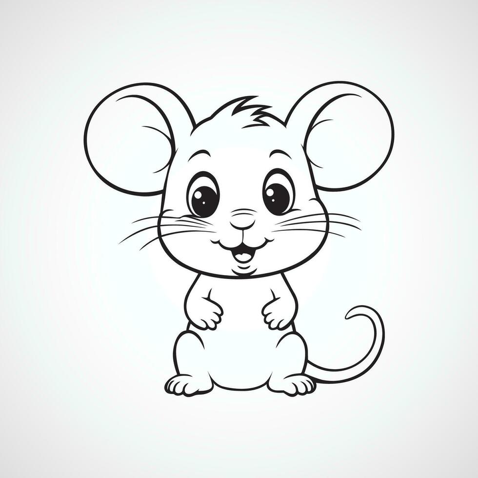 vecteur rat dessin animé illustration