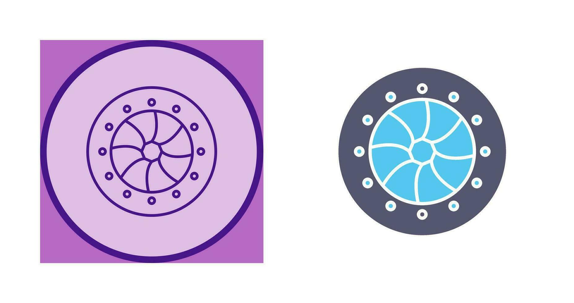 icône de vecteur de diaphragme optique unique