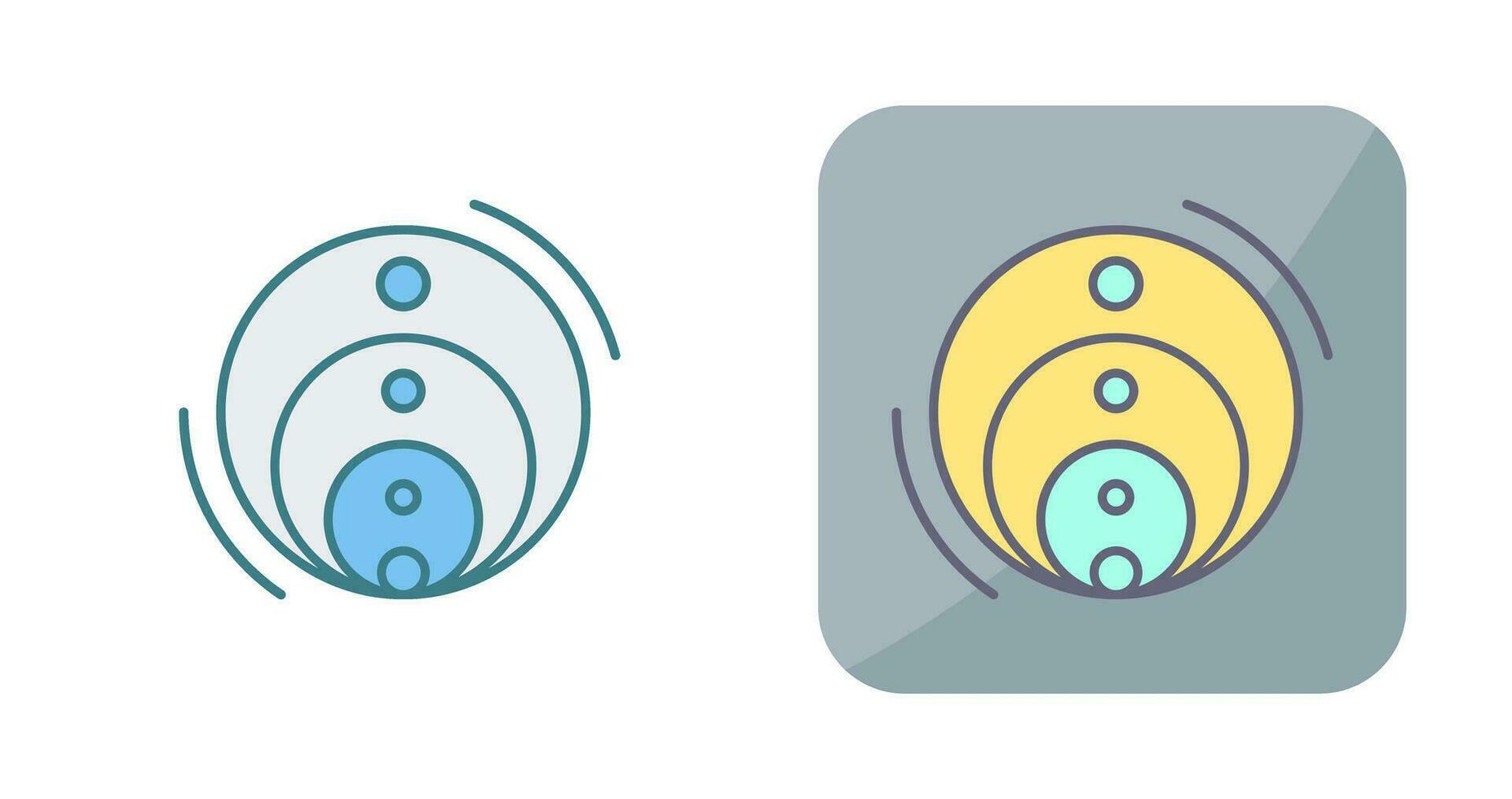 icône de vecteur de diagramme de Venn