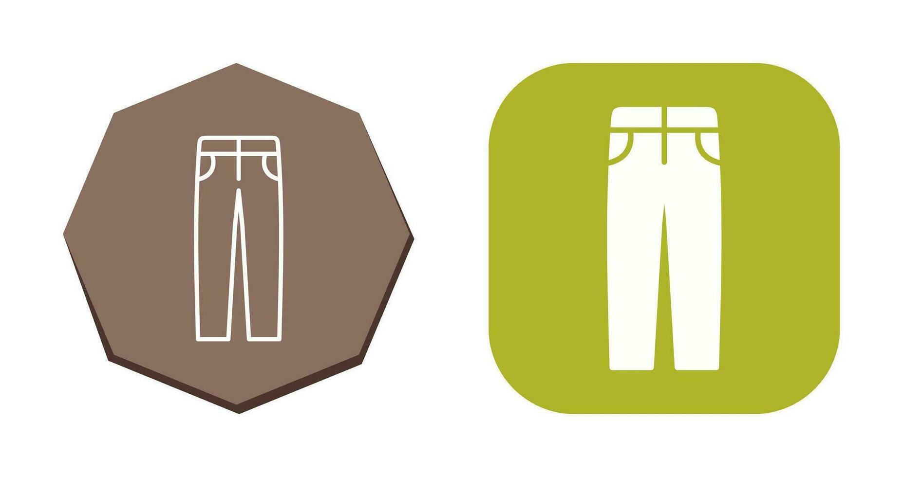 icône de vecteur de pantalons pour hommes