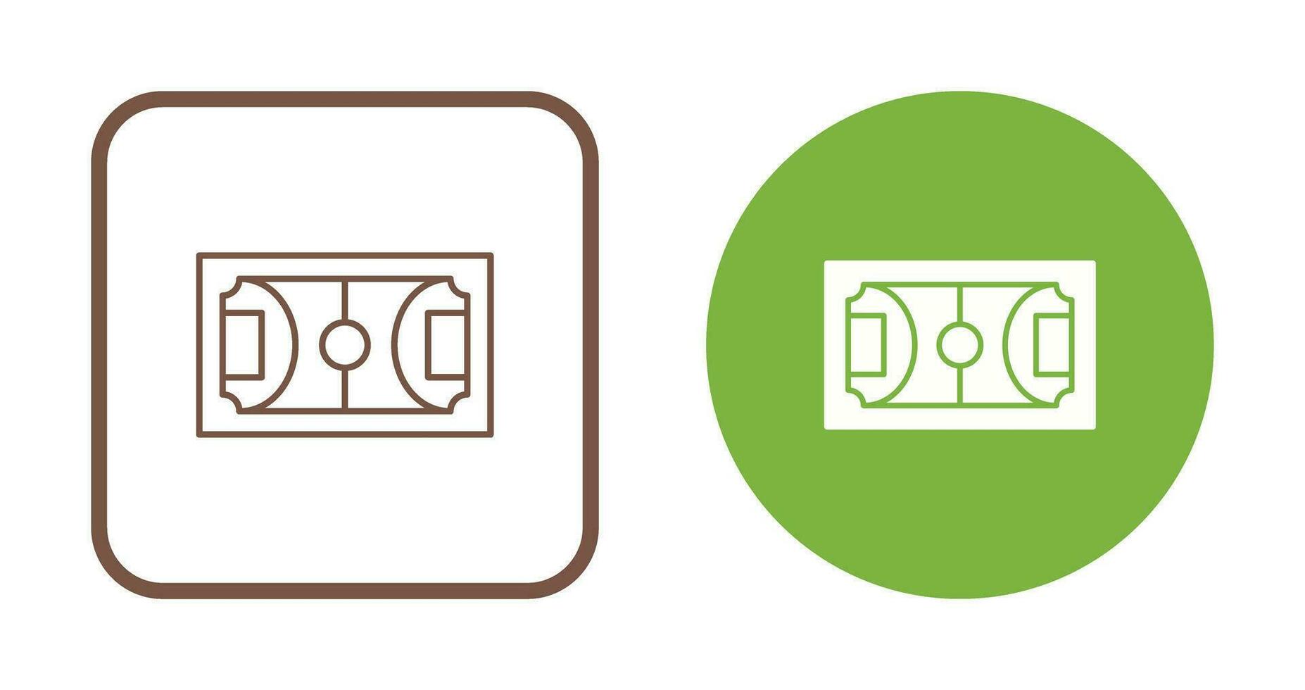 icône de vecteur de terrain de football