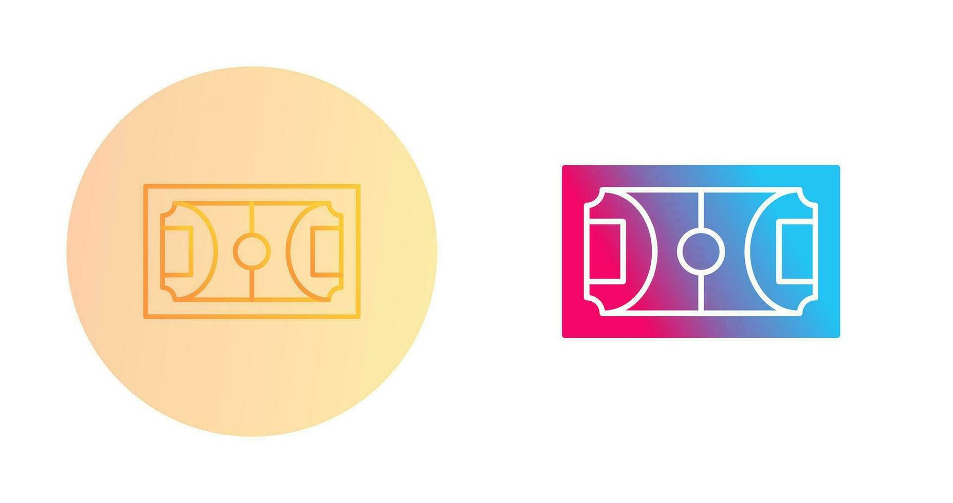 icône de vecteur de terrain de football