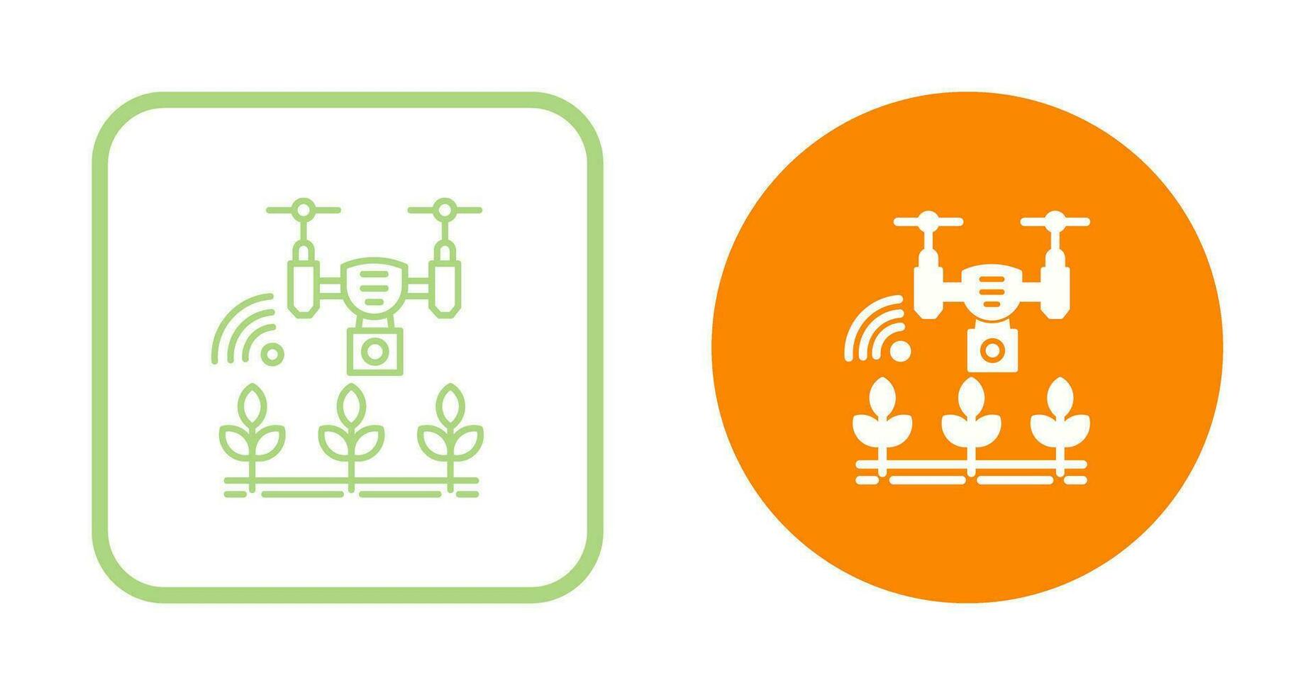 icône de vecteur de ferme intelligente