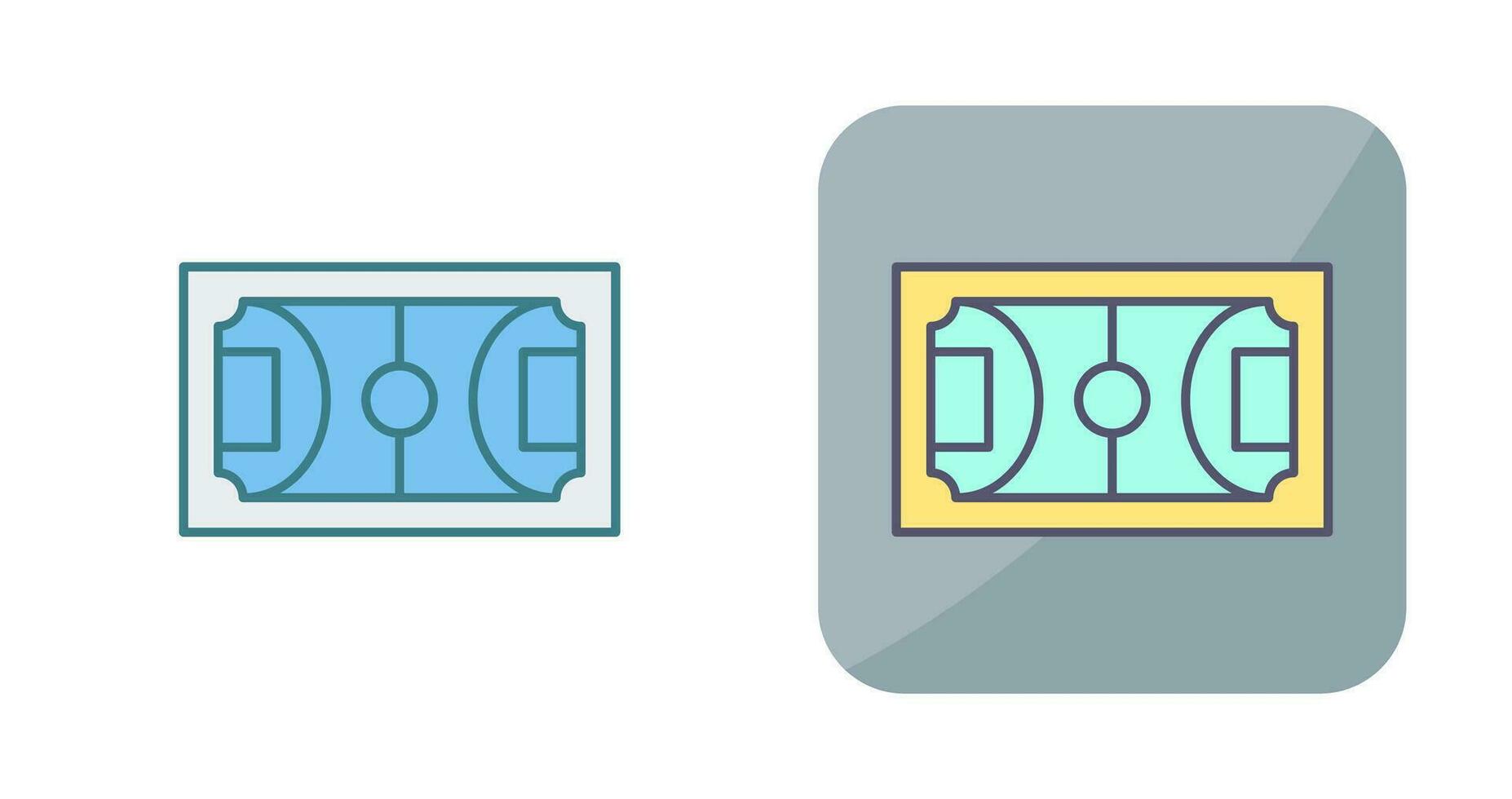icône de vecteur de terrain de football