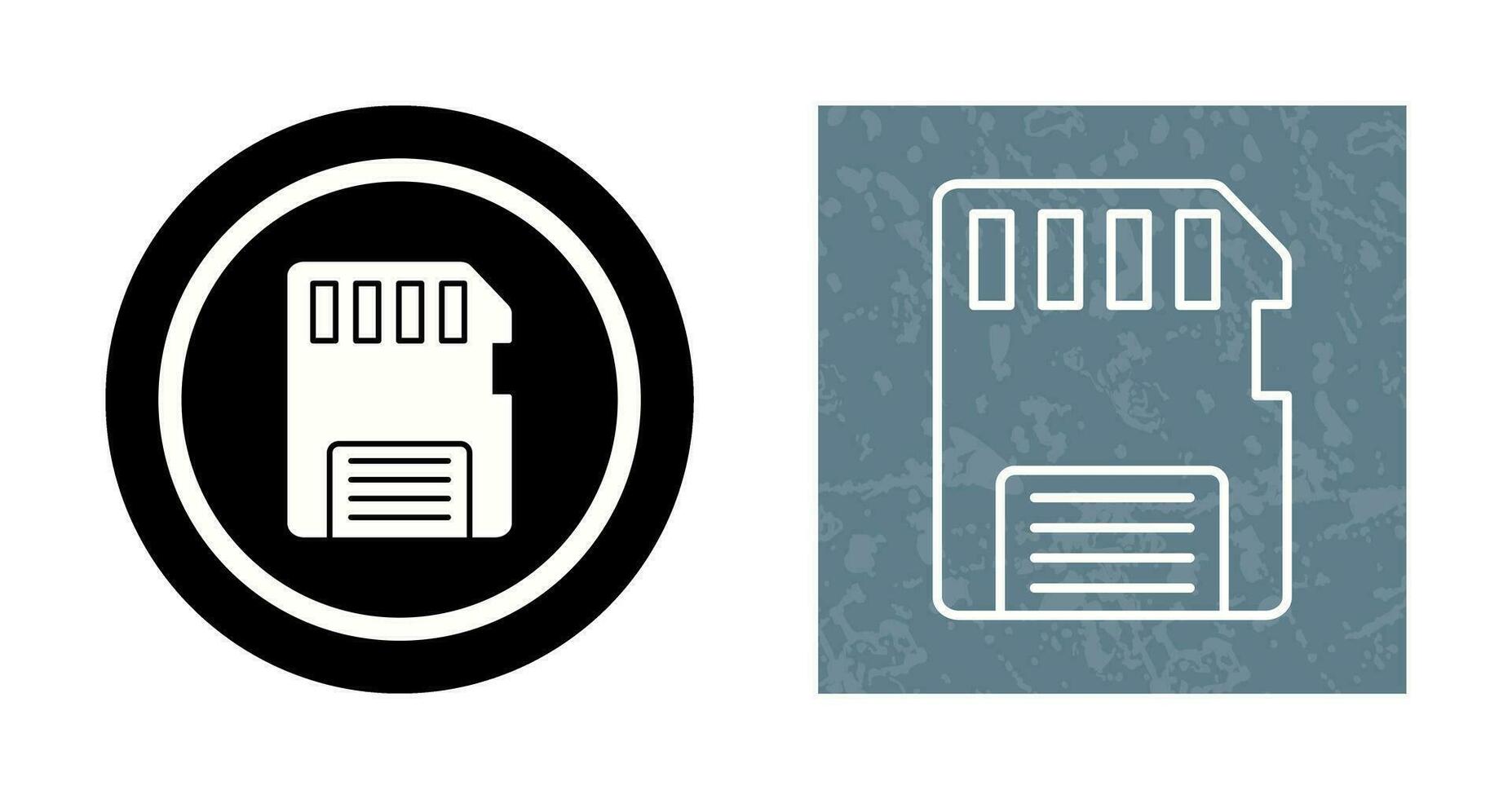 icône de vecteur de carte mémoire