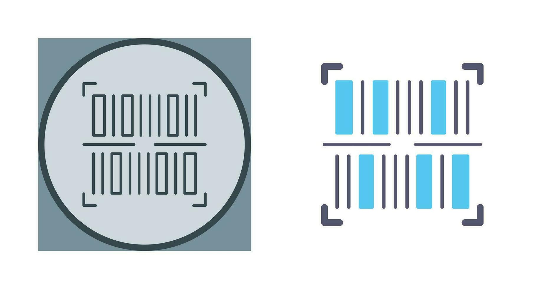 icône de vecteur de code à barres