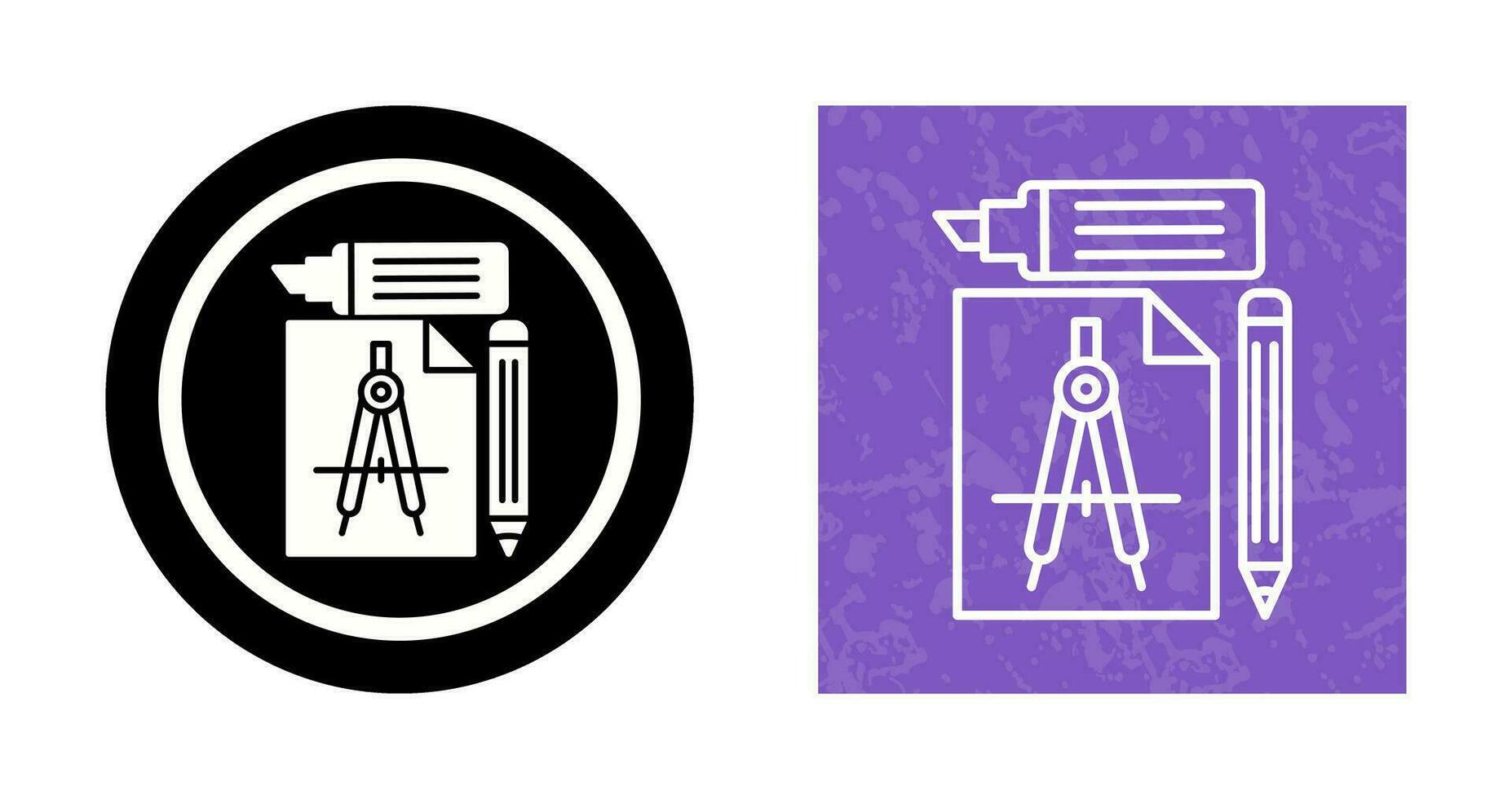 icône de vecteur d'outils d'étude