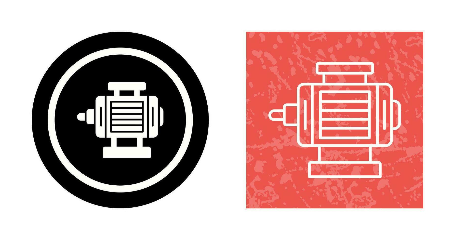 icône de vecteur de moteur électrique