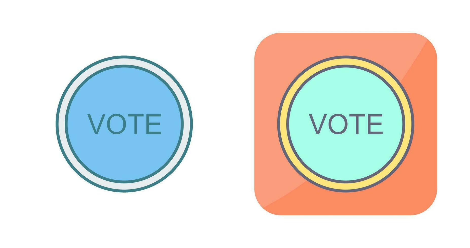 icône de vecteur de lien de vote