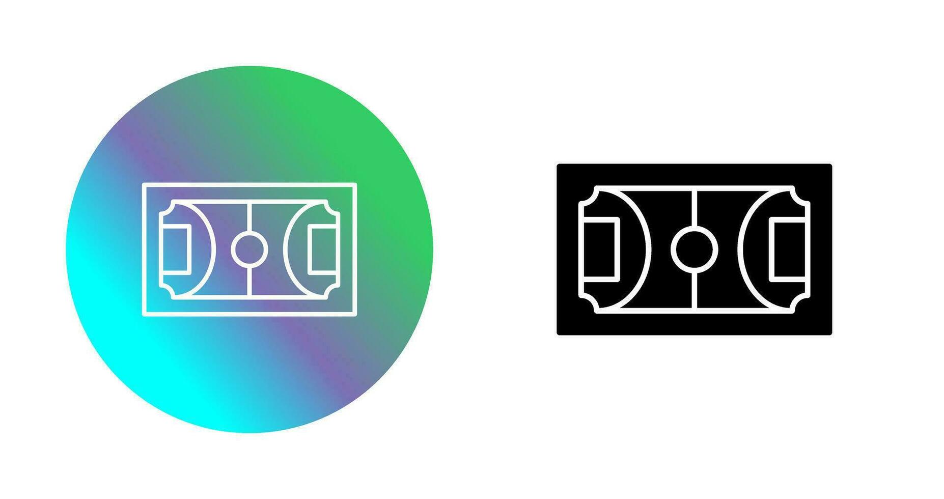 icône de vecteur de terrain de football