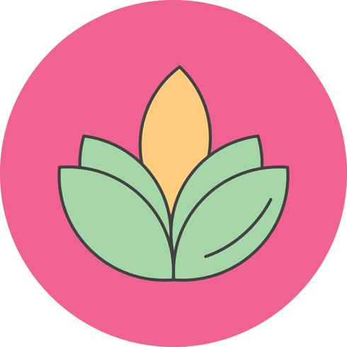 icône de vecteur fleur diwali