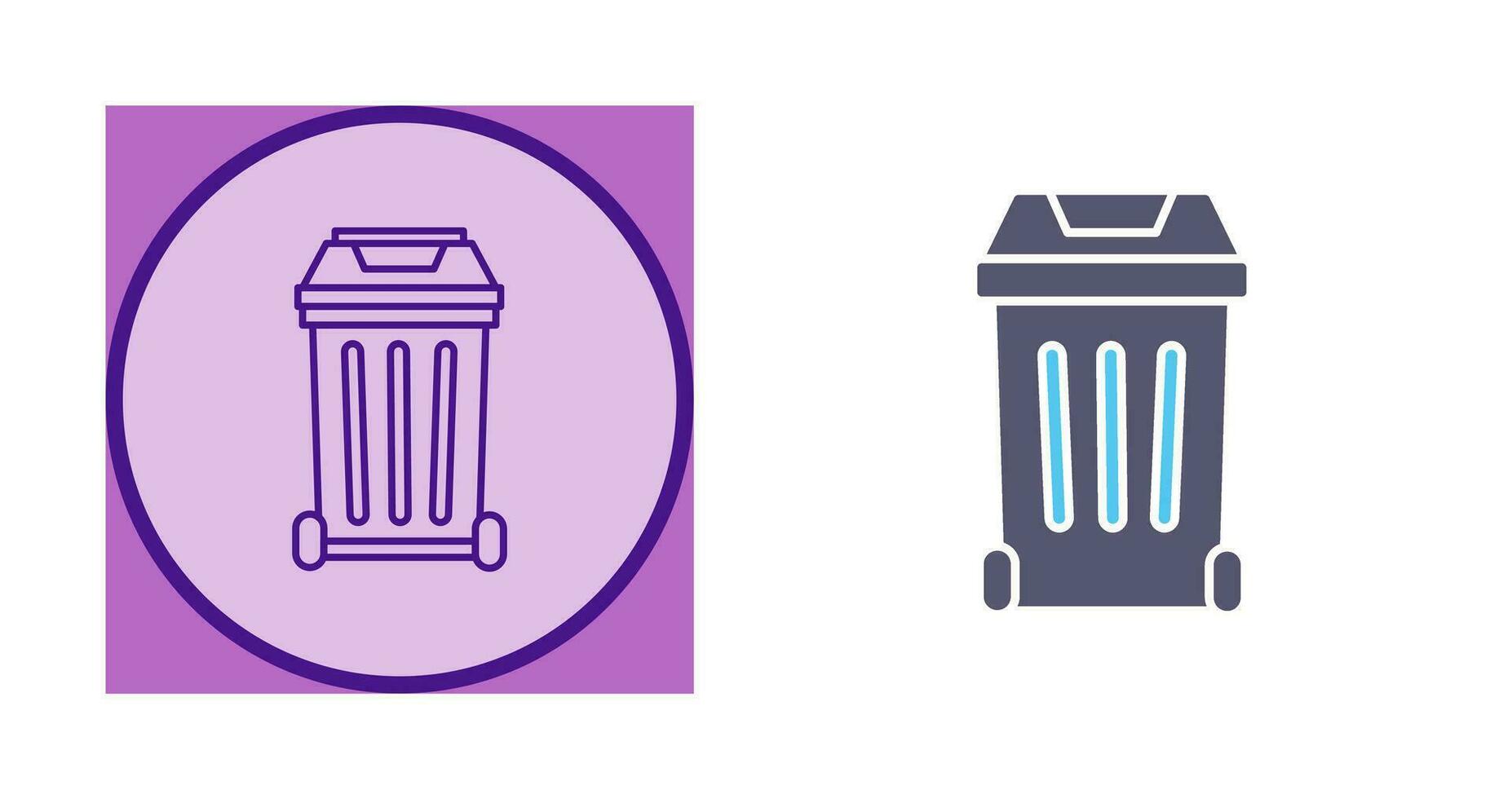 icône de vecteur de déchets