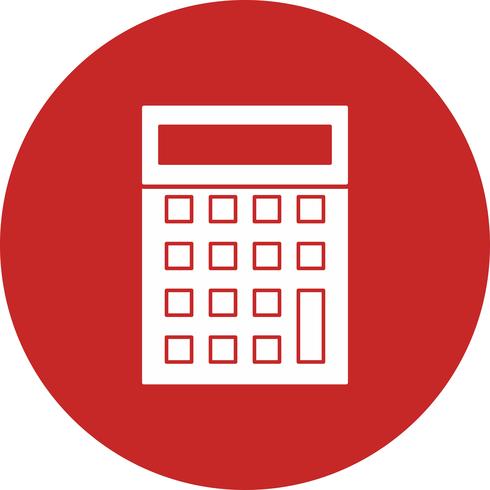 icône de calculatrice de vecteur