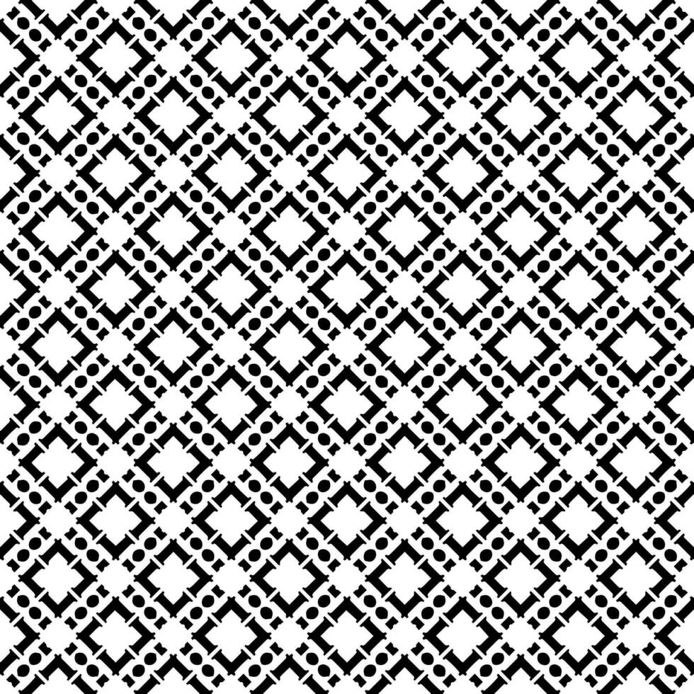 motif abstrait sans couture noir et blanc. arrière-plan et toile de fond. conception ornementale en niveaux de gris. vecteur