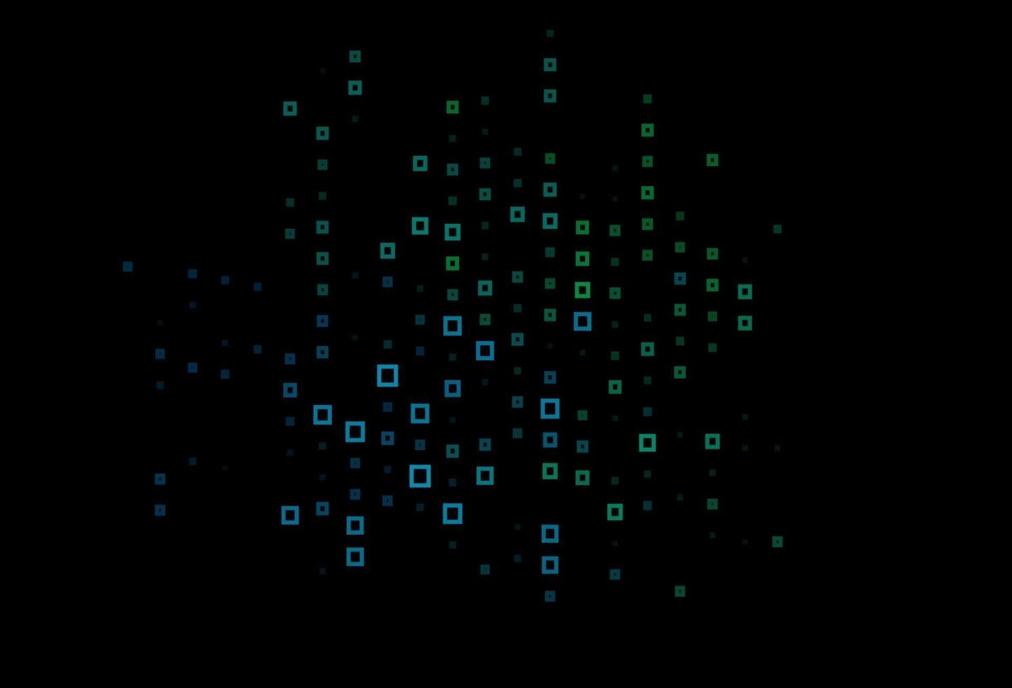 disposition de vecteur bleu foncé, vert avec des lignes, des rectangles.