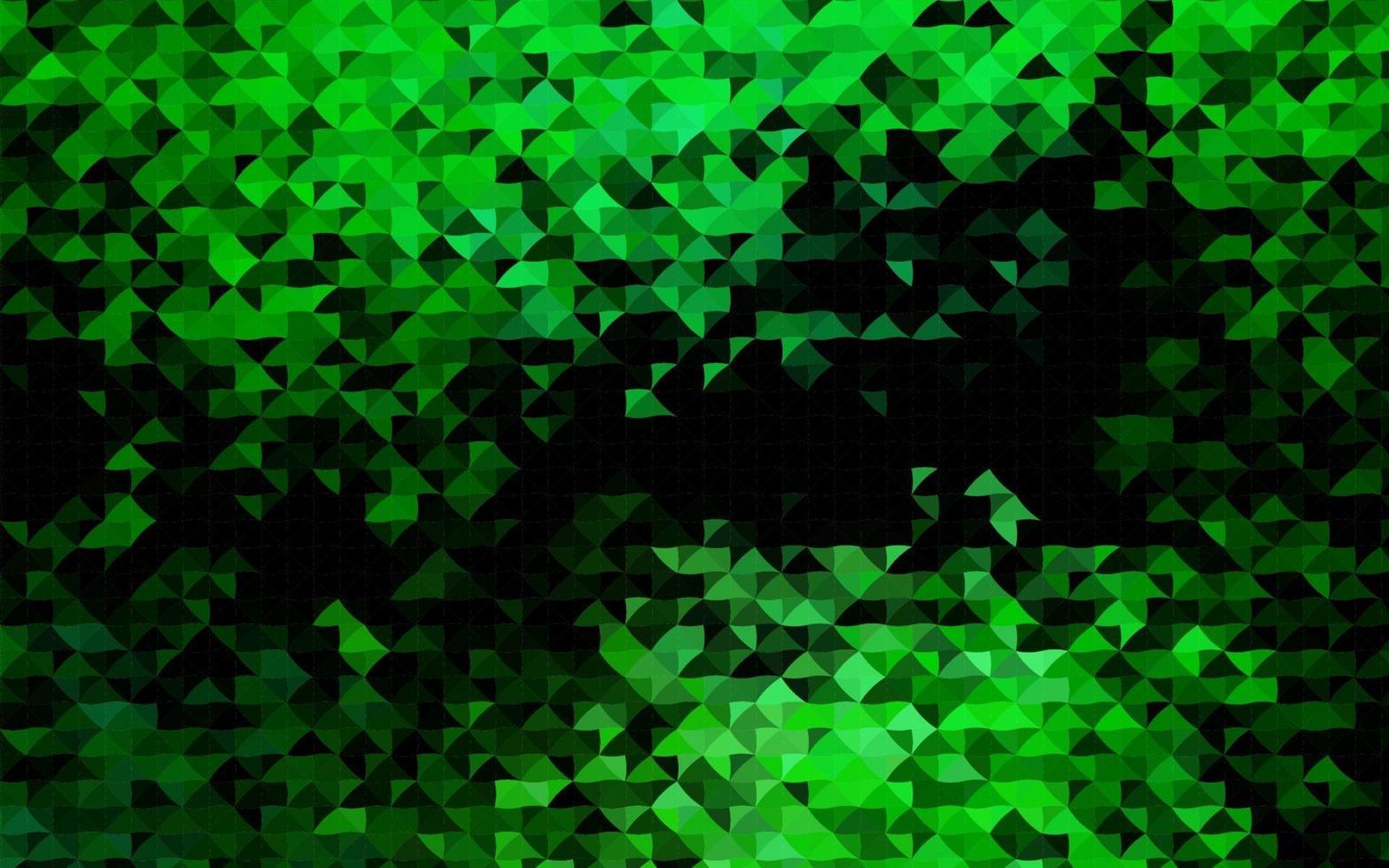 couverture vectorielle vert foncé dans un style polygonal. vecteur