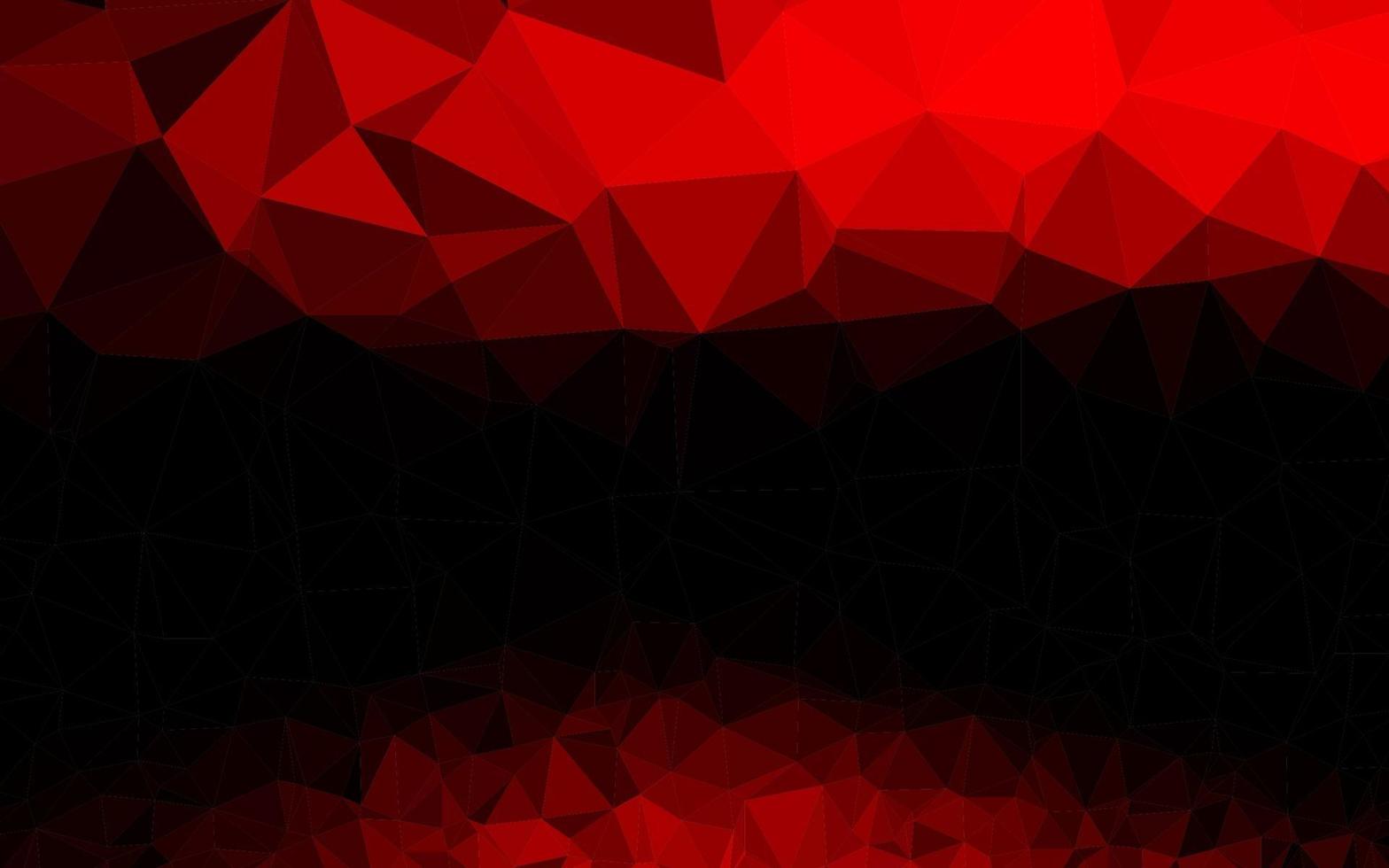 mise en page low poly vecteur rouge clair.