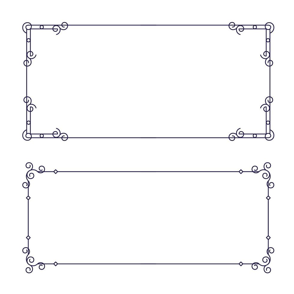 conception d'illustration vectorielle frontière vecteur