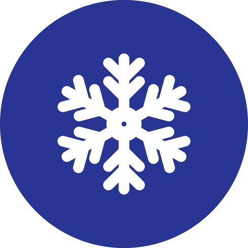 icône de flocon de neige de vecteur