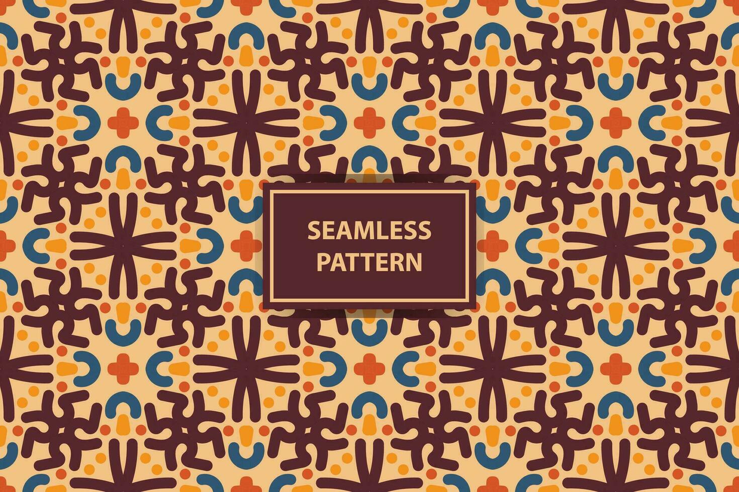 marocain ethnique sans couture modèle conception. aztèque en tissu tapis mandala ornement chevron textile décoration fond d'écran. tribal dinde africain Indien traditionnel broderie vecteur des illustrations Contexte