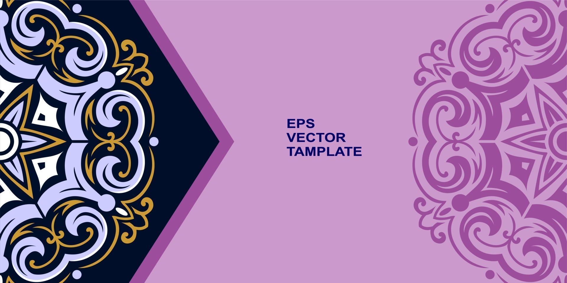 conception de mandala vectoriel, pour vos différents types de besoins publicitaires vecteur