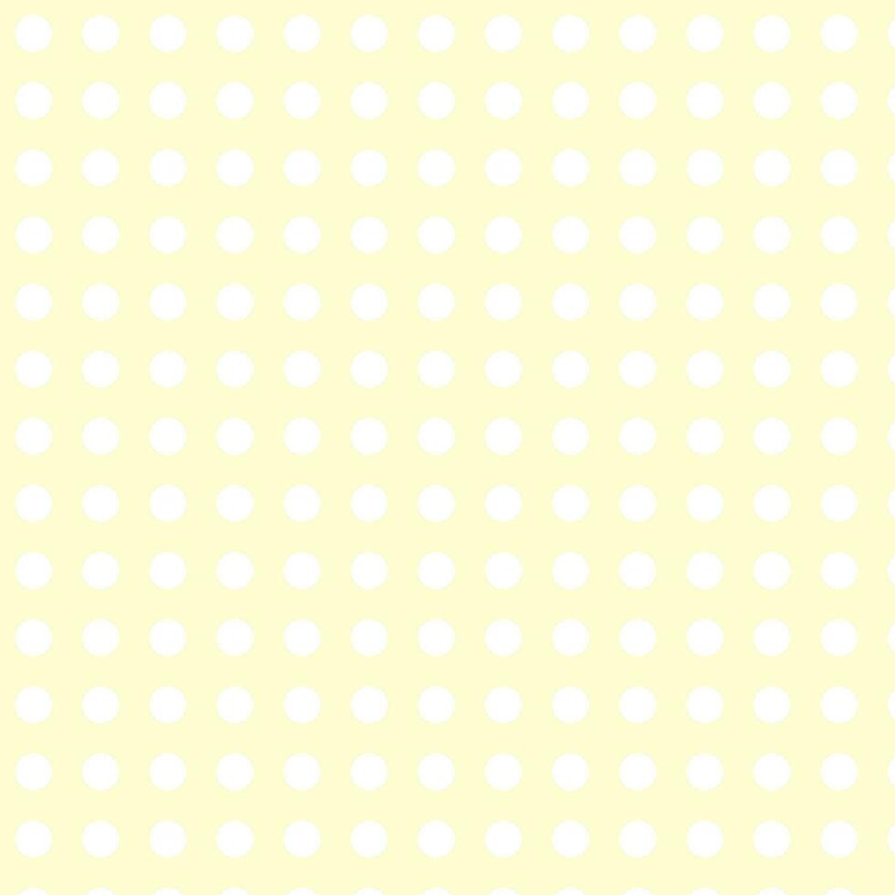 moderne Facile abstrait jointes blanc Couleur polka point modèle art sur citron léger Jaune Couleur Contexte vecteur