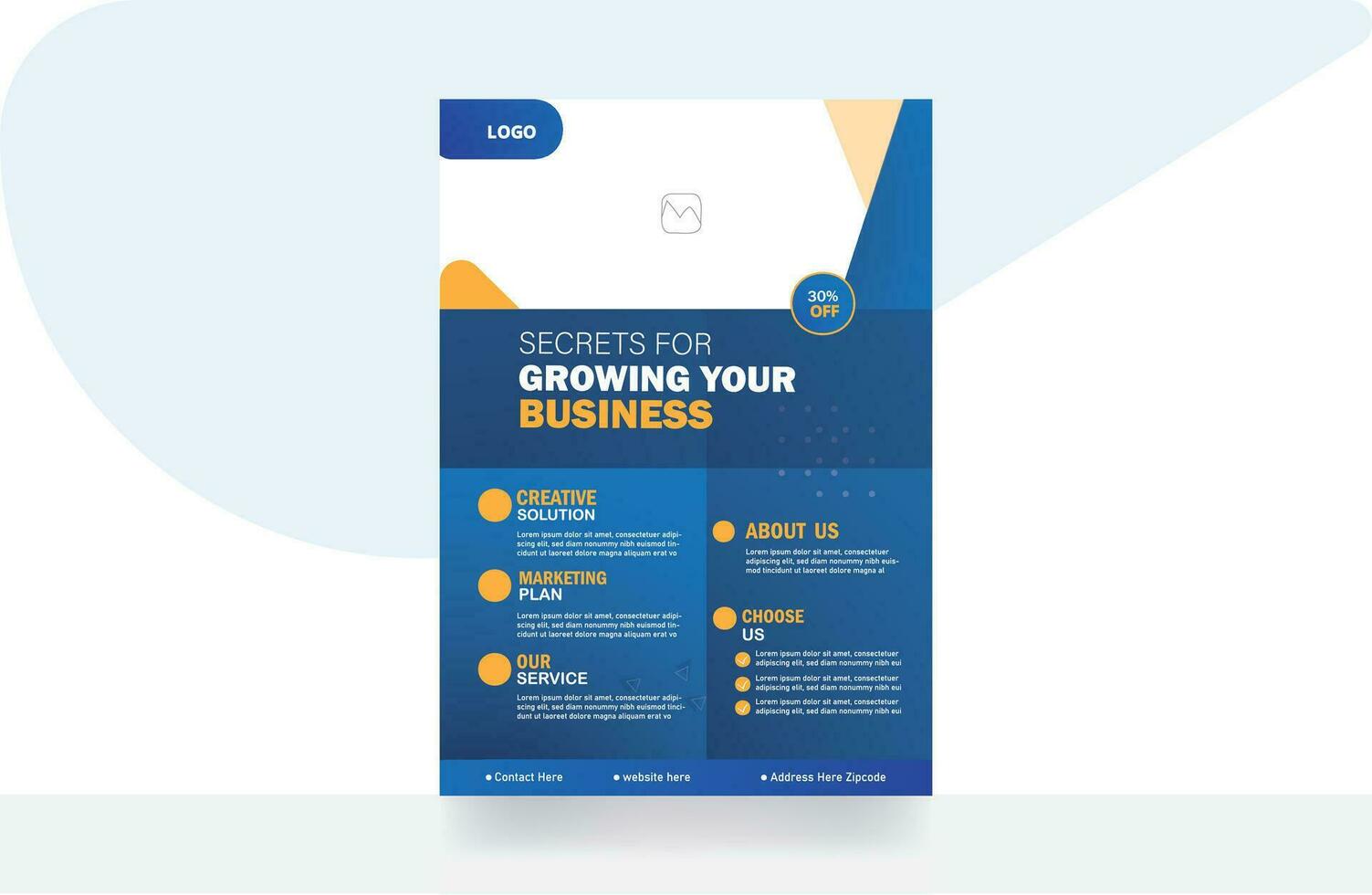 entreprise prospectus brochure conception rapport affaires commercialisation Contexte modèle vecteur