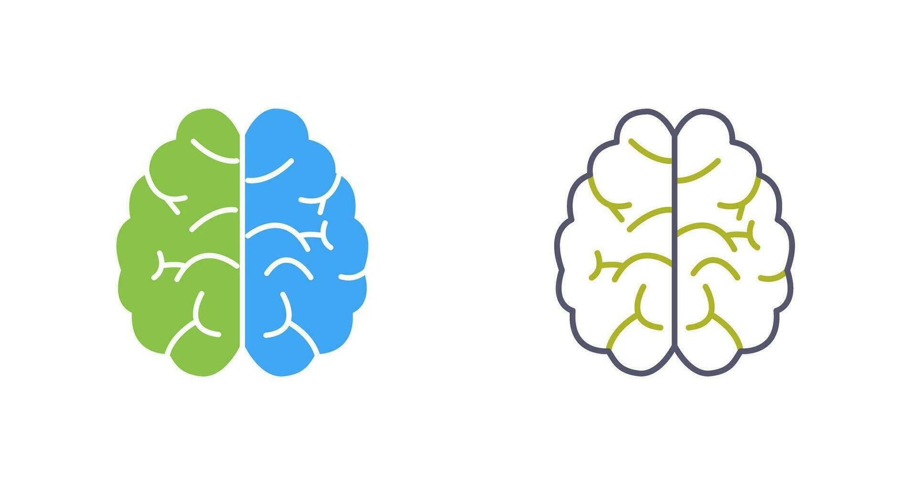 icône de vecteur de cerveau