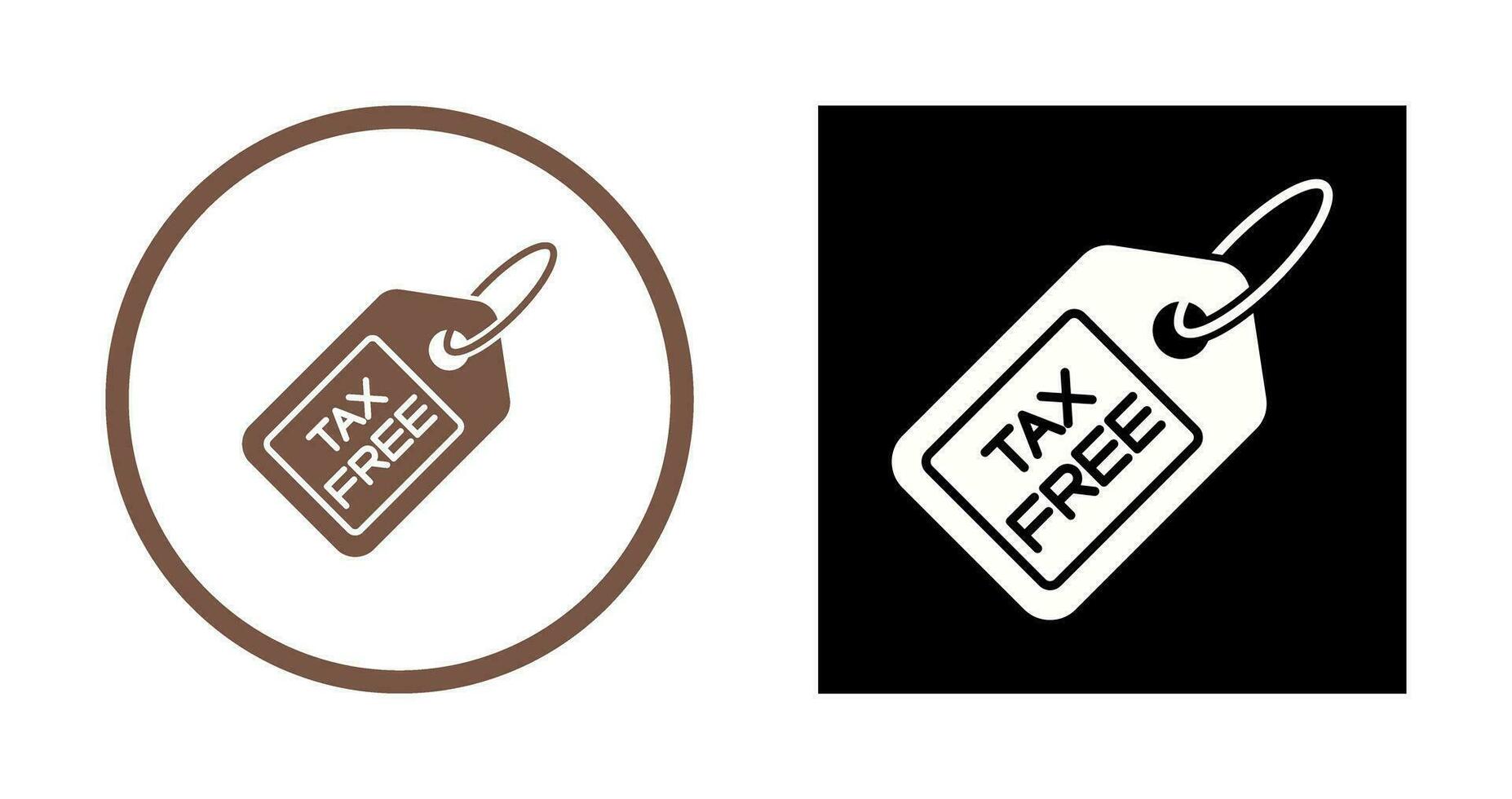 icône de vecteur libre d'impôt