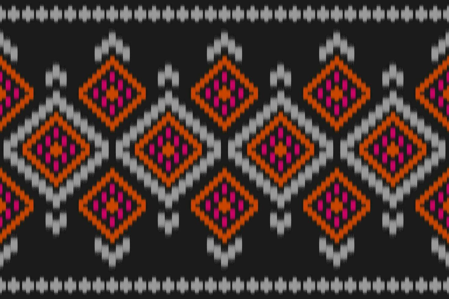 tapis ethnique motif tribal art. modèle sans couture ikat ethnique. style américain, mexicain. vecteur