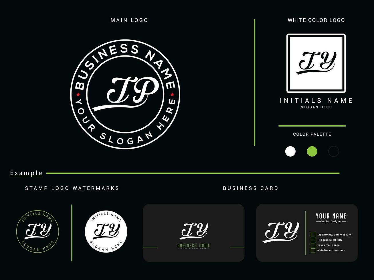 minimaliste tp cercle logo, minimal tp logo icône vecteur avec affaires carte