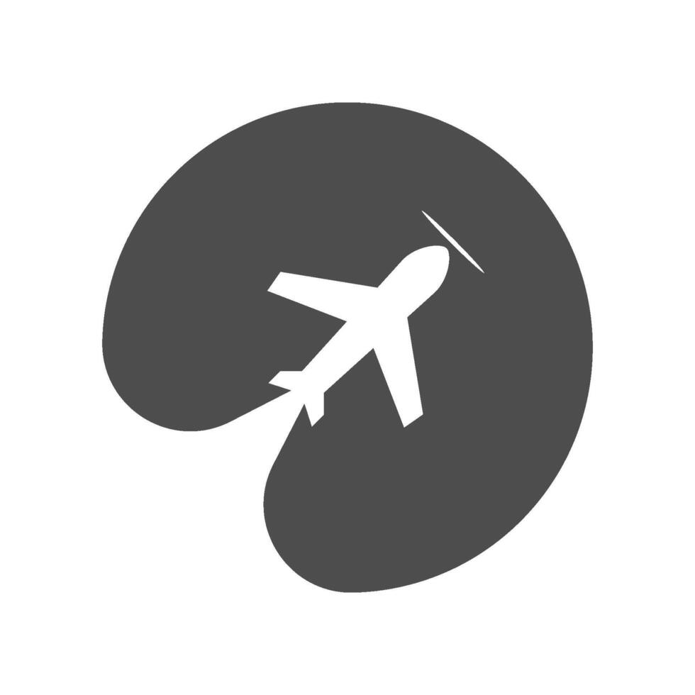 papier avion, avion logo conception vecteur