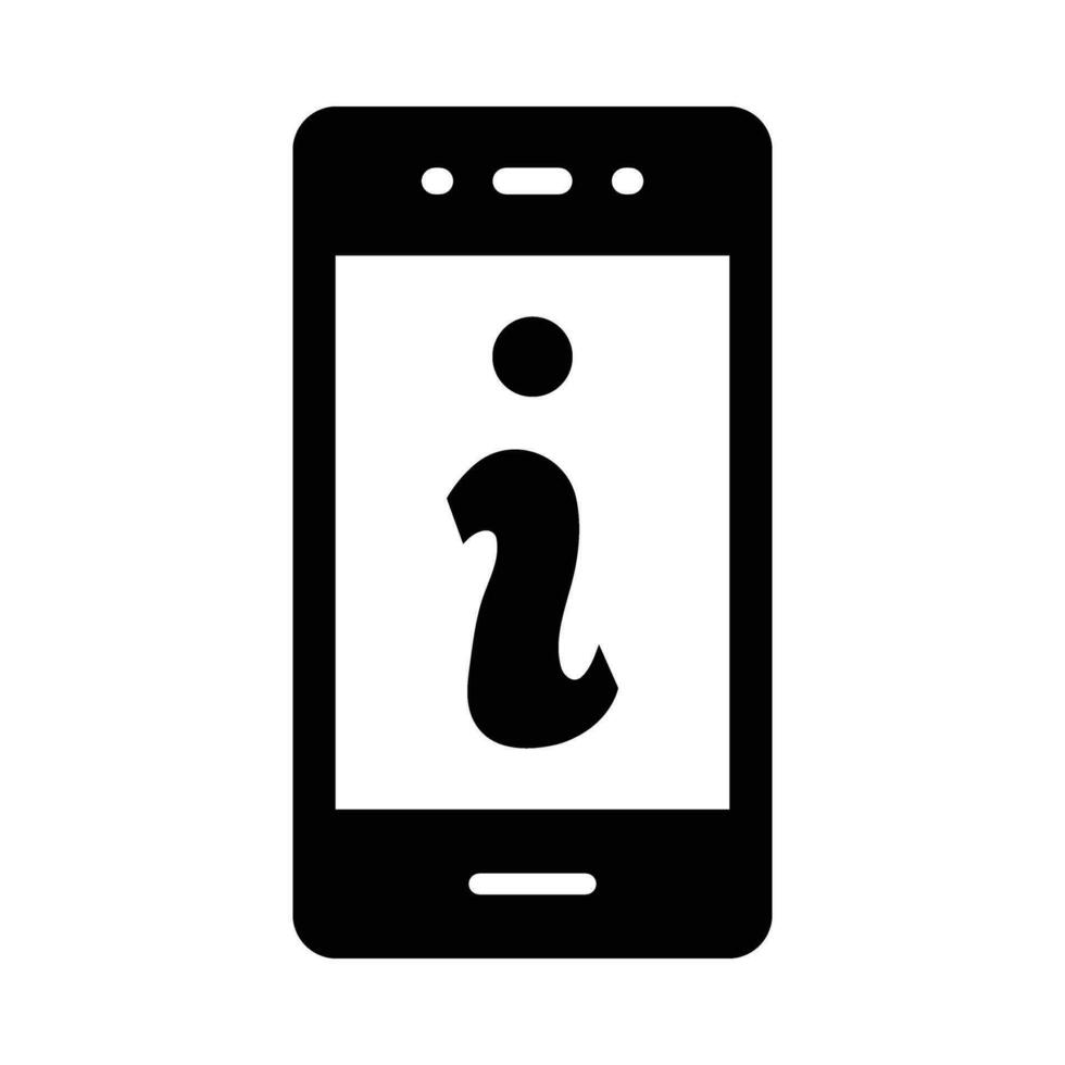 information vecteur glyphe icône pour personnel et commercial utiliser.