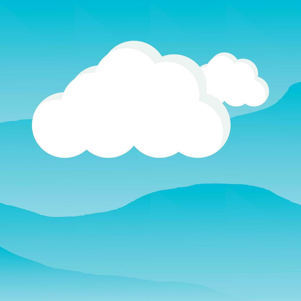 conception d'icône de nuage vecteur