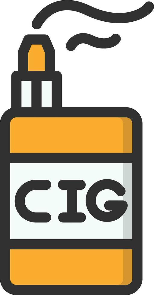 électronique cigarette vecteur icône conception illustration
