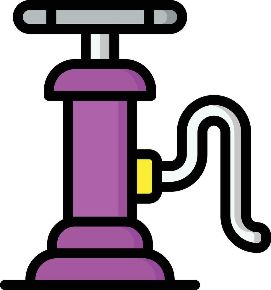 air pompe vecteur icône conception illustration