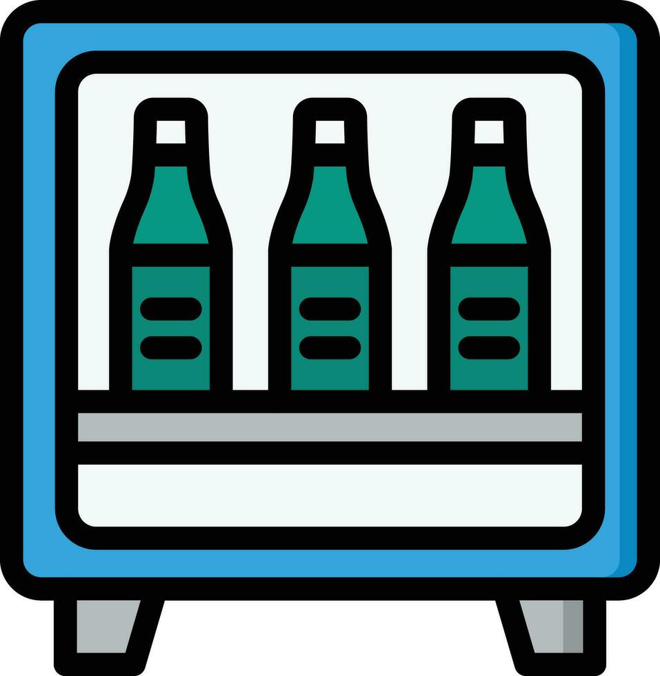 mini-bar vecteur icône conception illustration