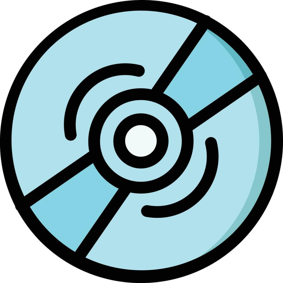 compact disque vecteur icône conception illustration