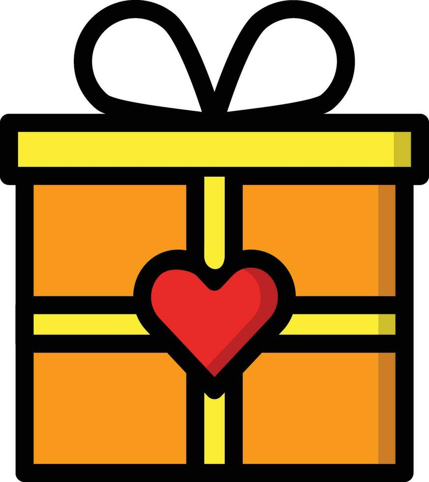 illustration de conception icône vecteur boîte cadeau