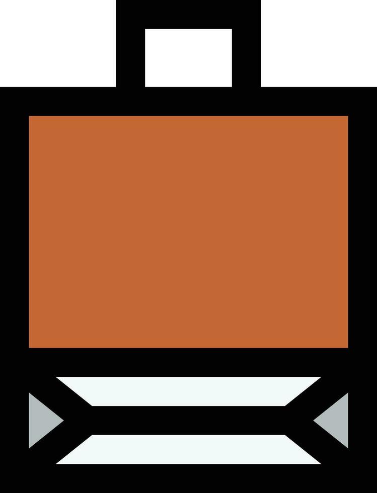 illustration de conception d'icône de vecteur de sac en papier