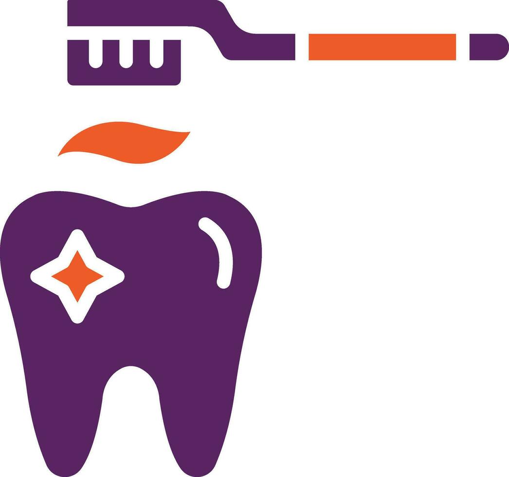 les dents nettoyage vecteur icône conception illustration