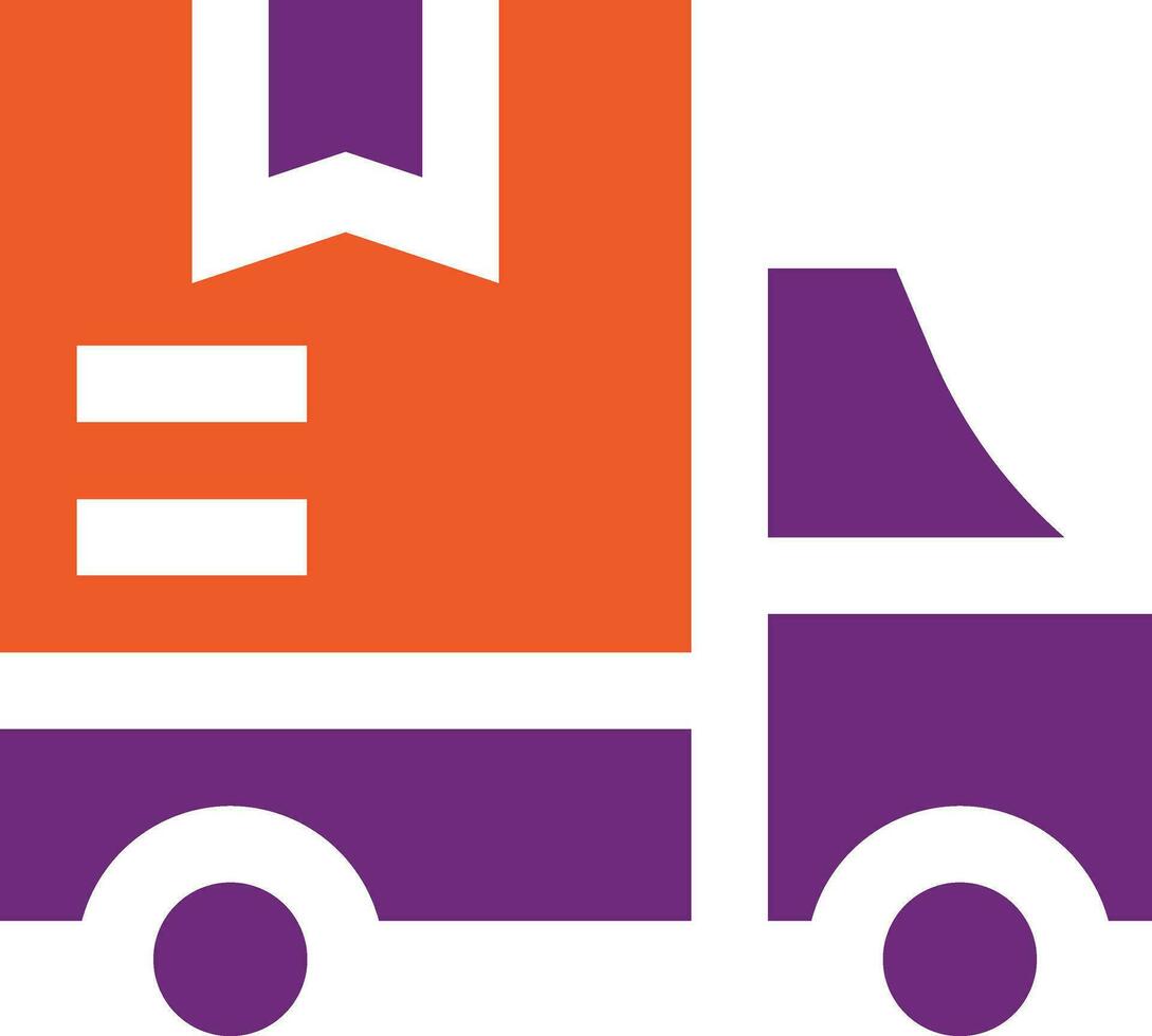 illustration de conception d'icône de vecteur de camion de livraison