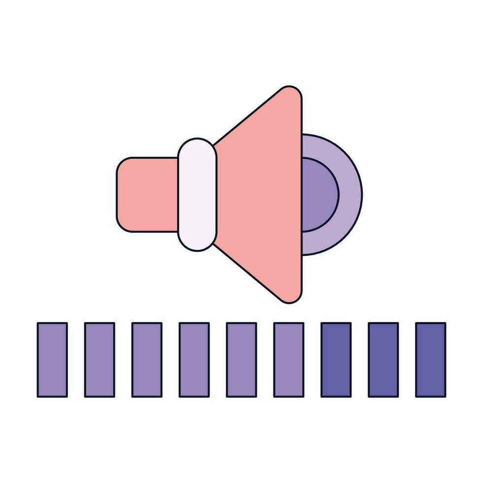 vecteur orateur icône vecteur l'audio icône la musique icône du son icône logo symbole