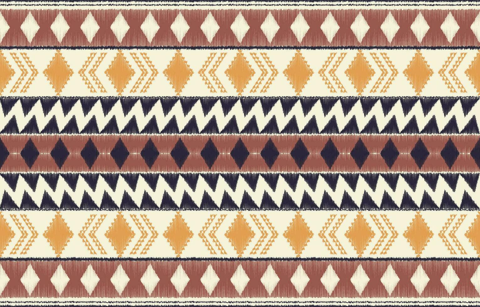 ethnique abstrait ikat art. aztèque ornement imprimer. géométrique ethnique modèle sans couture Couleur Oriental. conception pour Contexte ,rideau, tapis, fond d'écran, vêtements, emballage, batique, vecteur illustration.