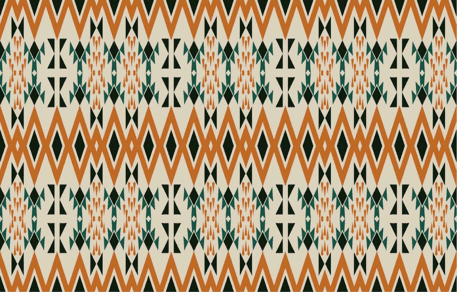 ethnique abstrait ikat art. aztèque ornement imprimer. géométrique ethnique modèle sans couture Couleur Oriental. conception pour Contexte ,rideau, tapis, fond d'écran, vêtements, emballage, batique, vecteur illustration.