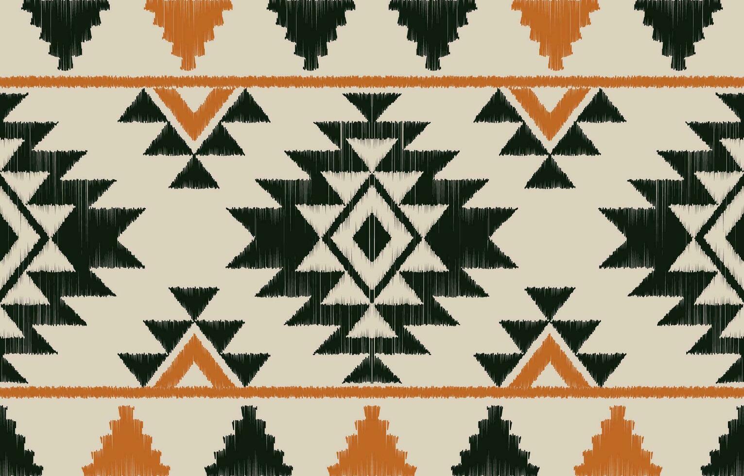 ethnique abstrait ikat art. aztèque ornement imprimer. géométrique ethnique modèle sans couture Couleur Oriental. conception pour Contexte ,rideau, tapis, fond d'écran, vêtements, emballage, batique, vecteur illustration.