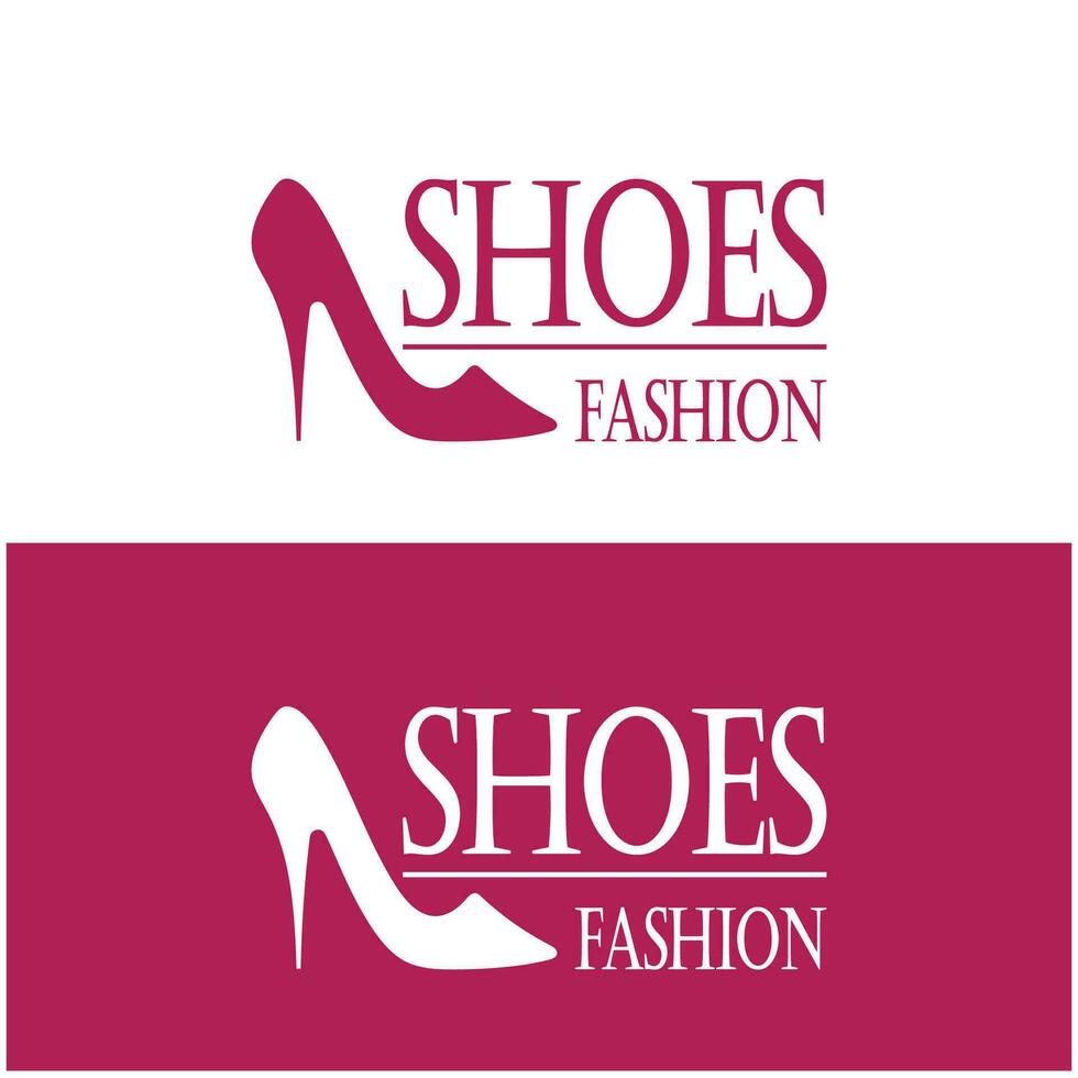 logo pour aux femmes haute talon des chaussures cette est élégant et luxueux et féminin. logo pour entreprise, aux femmes chaussure boutique, mode, chaussure entreprise, beauté. vecteur