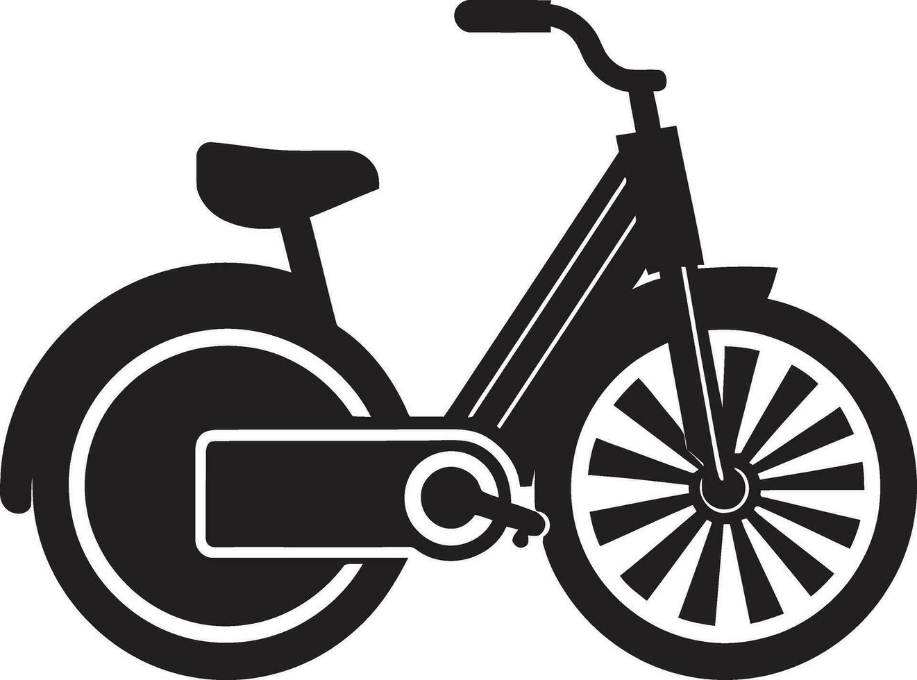 pédale alimenté art vélo vecteur dessins bicyclette vecteur graphique Créatif voyages dans pixels